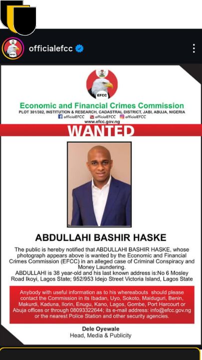 EFCC DECLARES ATIKU’S SON-IN-LAW WANTED.